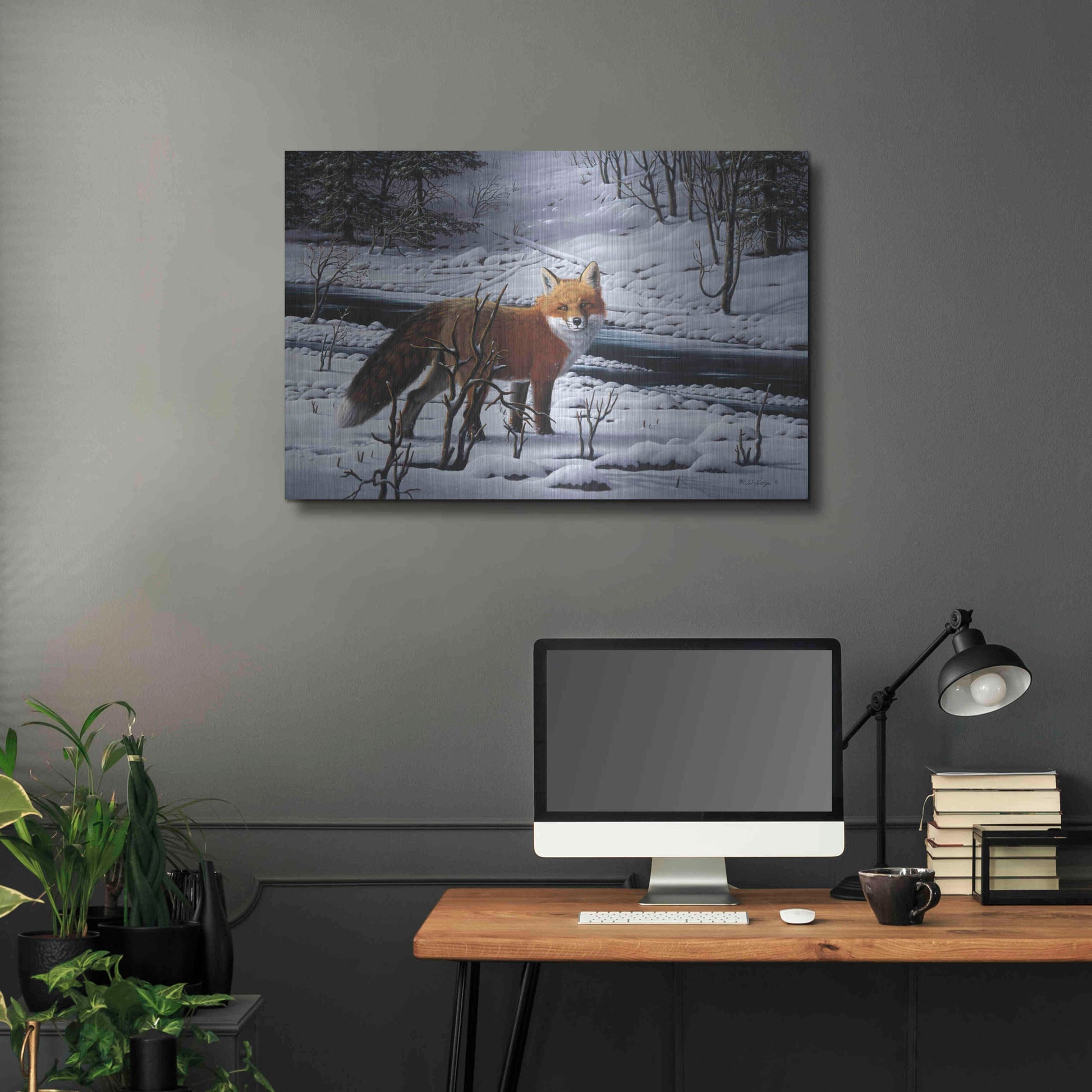 Luxe Metal Art 'Sugar In The Mornin'' by R. Hed, Metal Wall Art,36x24