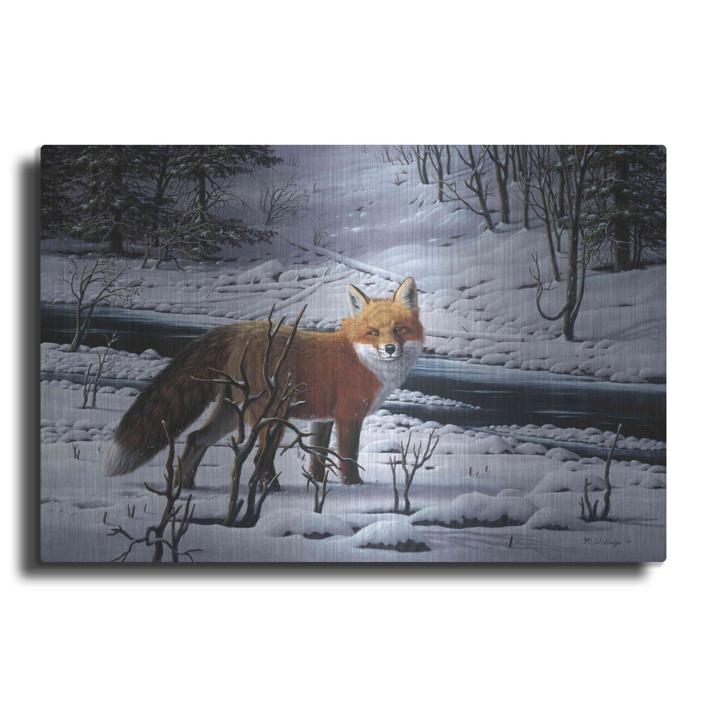 Luxe Metal Art 'Sugar In The Mornin'' by R. Hed, Metal Wall Art