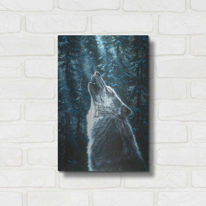 Luxe Metal Art 'Moonlight' by R. Hed, Metal Wall Art,12x16