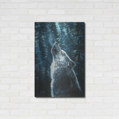 Luxe Metal Art 'Moonlight' by R. Hed, Metal Wall Art,24x36