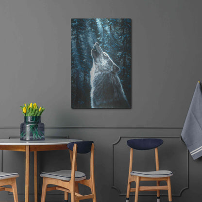 Luxe Metal Art 'Moonlight' by R. Hed, Metal Wall Art,24x36