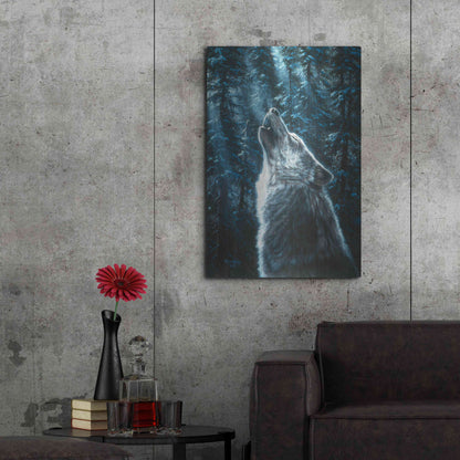 Luxe Metal Art 'Moonlight' by R. Hed, Metal Wall Art,24x36