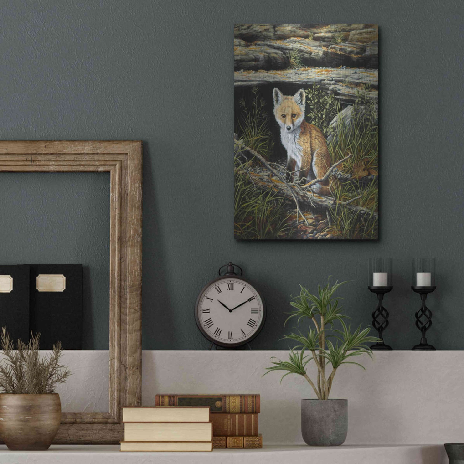 Luxe Metal Art 'Anticipation' by R. Hed, Metal Wall Art,12x16