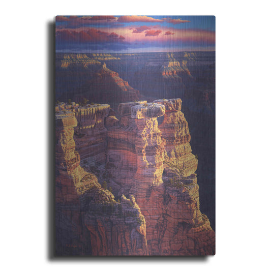 Luxe Metal Art 'The Gold Of Arizona' by R. Hed, Metal Wall Art