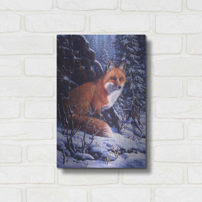 Luxe Metal Art 'Audible Hush' by R. Hed, Metal Wall Art,12x16