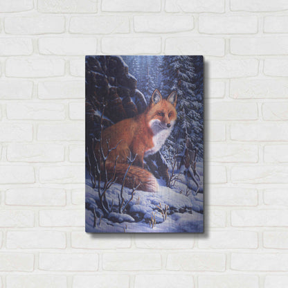 Luxe Metal Art 'Audible Hush' by R. Hed, Metal Wall Art,16x24