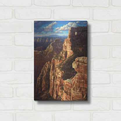 Luxe Metal Art 'Window To Heaven' by R. Hed, Metal Wall Art,12x16