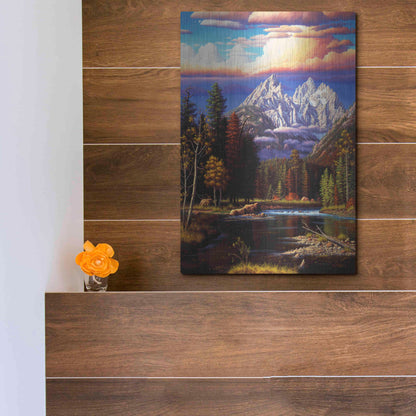 Luxe Metal Art 'Perfect Harmony' by R. Hed, Metal Wall Art,12x16