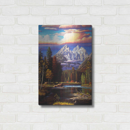 Luxe Metal Art 'Perfect Harmony' by R. Hed, Metal Wall Art,16x24