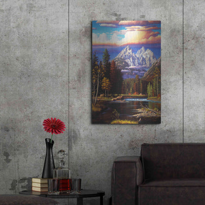 Luxe Metal Art 'Perfect Harmony' by R. Hed, Metal Wall Art,24x36