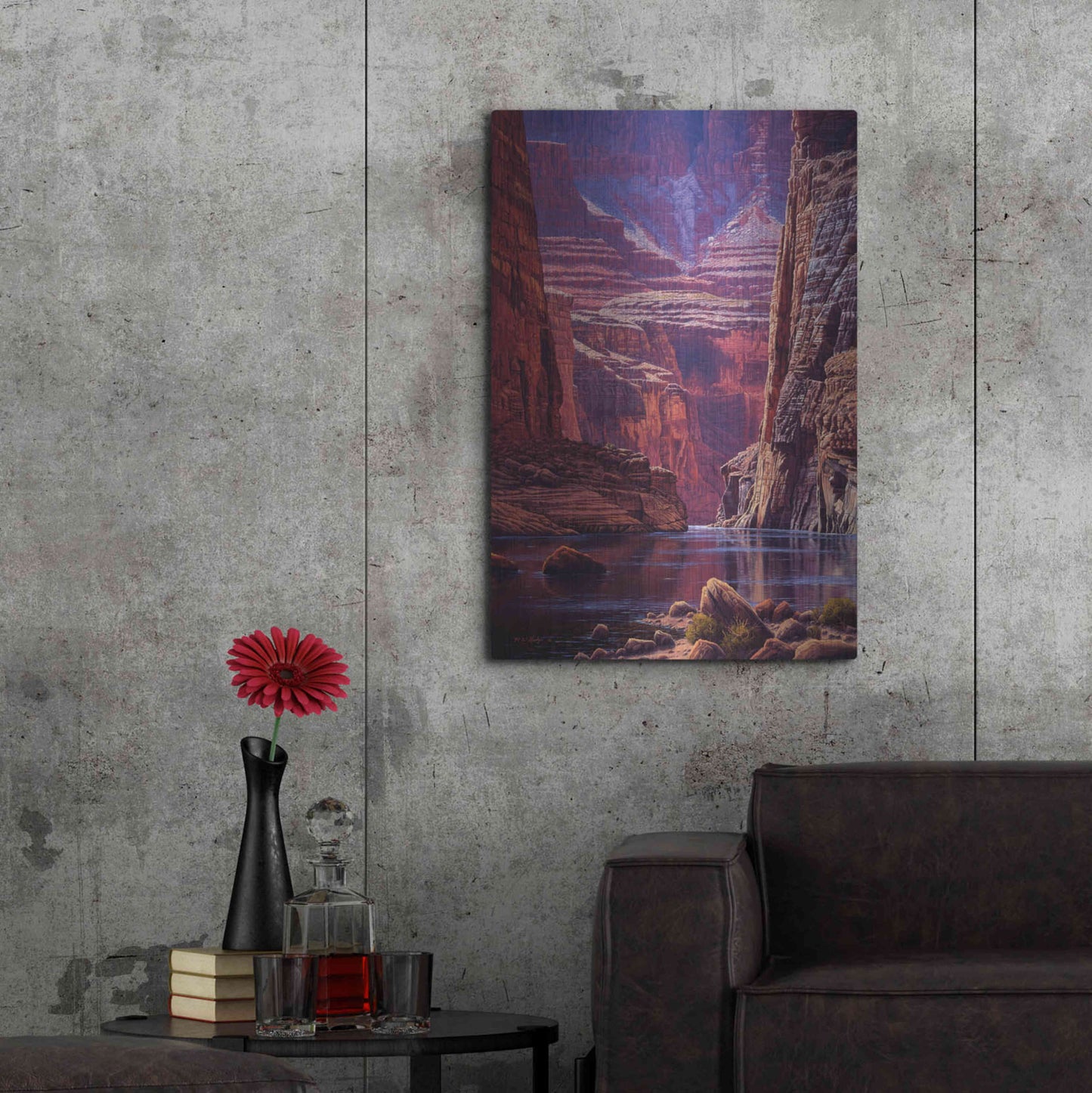 Luxe Metal Art 'Higher Light' by R. Hed, Metal Wall Art,24x36