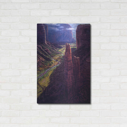 Luxe Metal Art 'Chasm Of Dreams' by R. Hed, Metal Wall Art,24x36