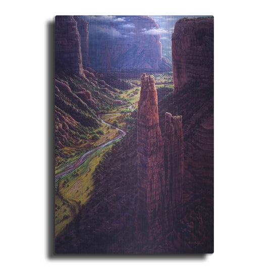 Luxe Metal Art 'Chasm Of Dreams' by R. Hed, Metal Wall Art