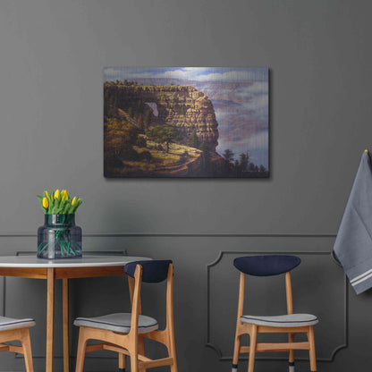 Luxe Metal Art 'Angel's Window' by R. Hed, Metal Wall Art,36x24