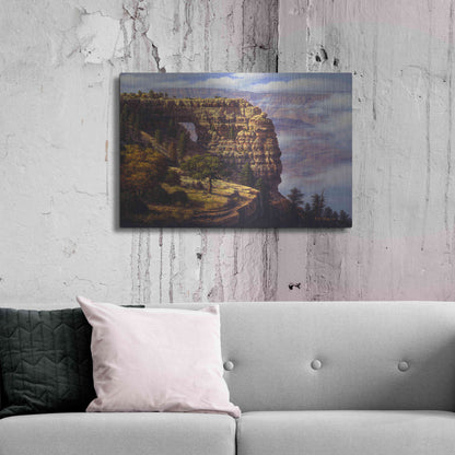 Luxe Metal Art 'Angel's Window' by R. Hed, Metal Wall Art,36x24