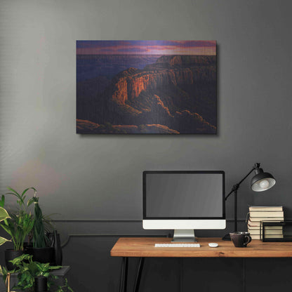 Luxe Metal Art 'Fleeting Embers' by R. Hed, Metal Wall Art,36x24