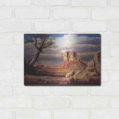 Luxe Metal Art 'Home To The Sun' by R. Hed, Metal Wall Art,16x12