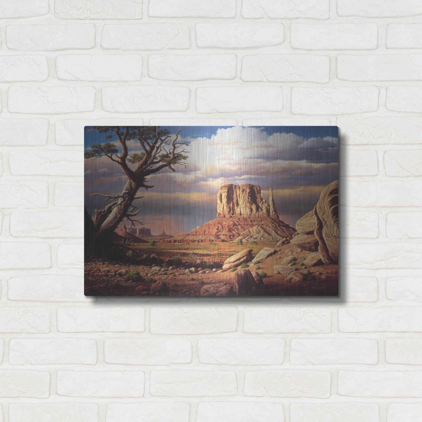 Luxe Metal Art 'Home To The Sun' by R. Hed, Metal Wall Art,24x16