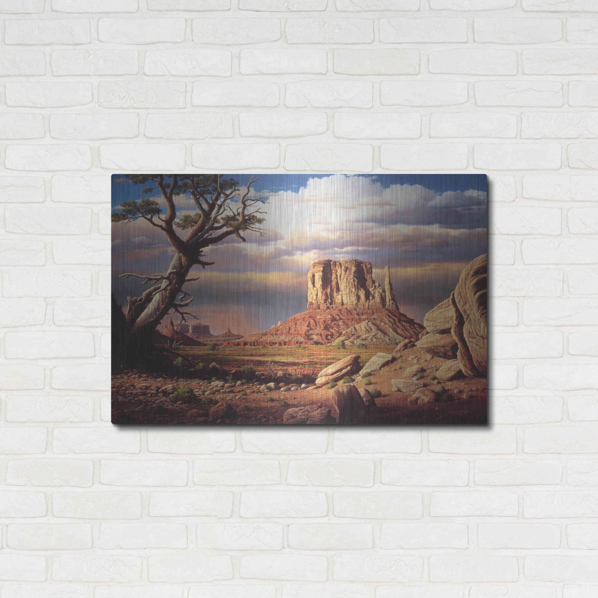 Luxe Metal Art 'Home To The Sun' by R. Hed, Metal Wall Art,36x24