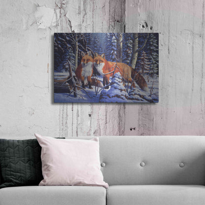 Luxe Metal Art 'Touch of Red' by R. Hed, Metal Wall Art,36x24