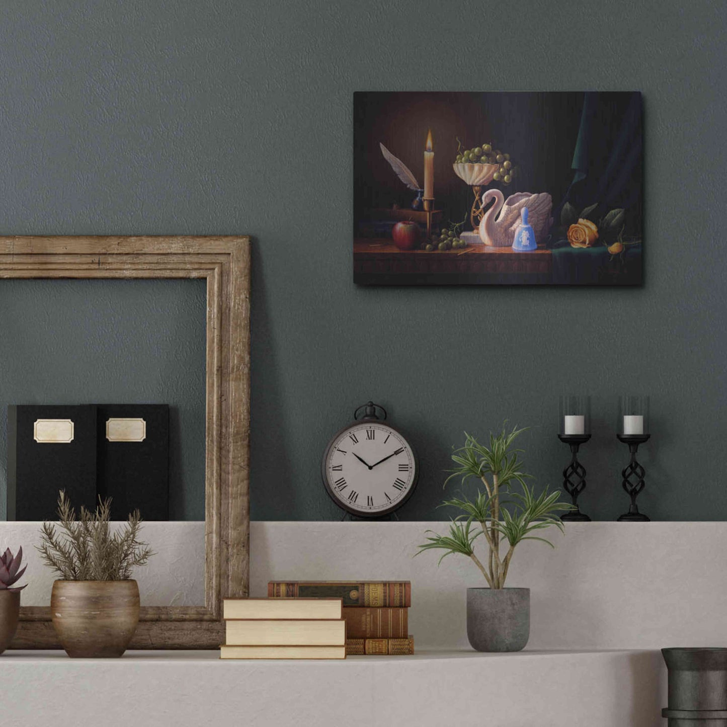 Luxe Metal Art 'Silent Grace' by R. Hed, Metal Wall Art,16x12