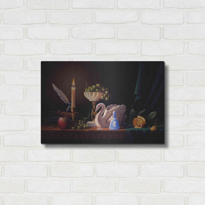 Luxe Metal Art 'Silent Grace' by R. Hed, Metal Wall Art,24x16