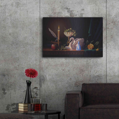 Luxe Metal Art 'Silent Grace' by R. Hed, Metal Wall Art,36x24