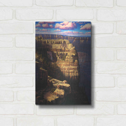 Luxe Metal Art 'Heaven And Earth' by R. Hed, Metal Wall Art,12x16