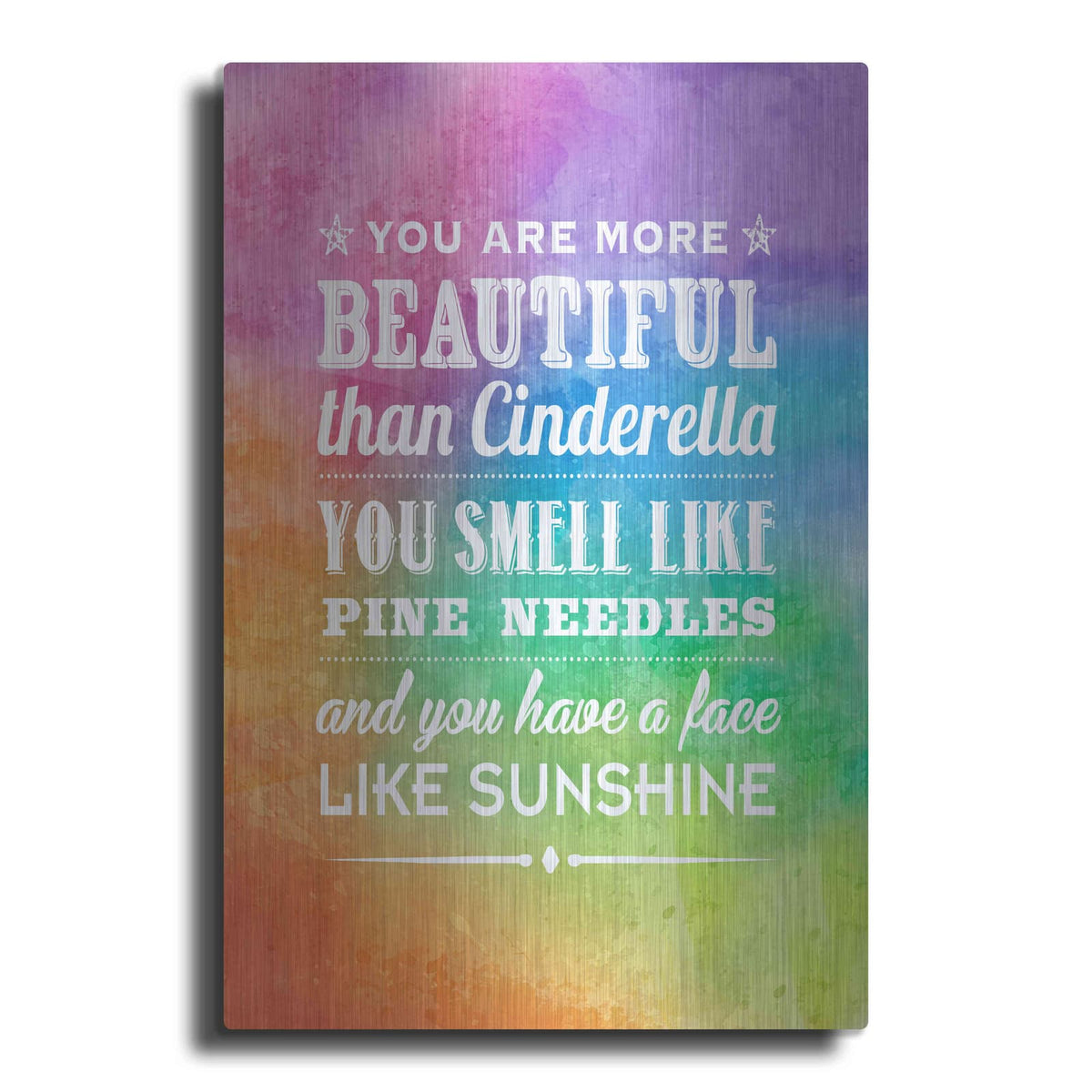 'Sunshine Face' by Rachel Caldwell – Metal Wall Art