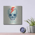 'Skull Bolt' by Rachel Caldwell – Metal Wall Art, 12x12 room view