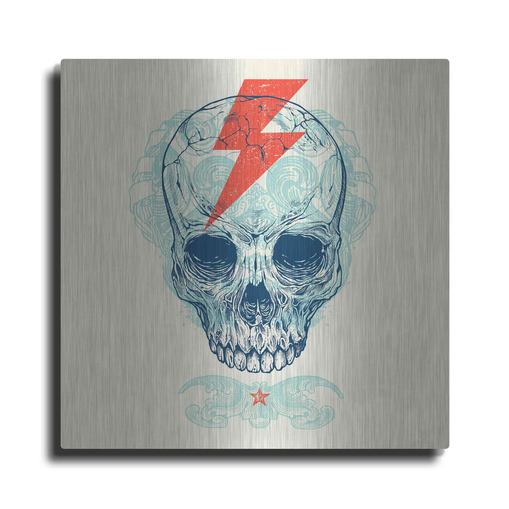 'Skull Bolt' by Rachel Caldwell – Metal Wall Art