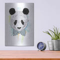 'Hello Panda' by Rachel Caldwell – Metal Wall Art, 12x16 room view