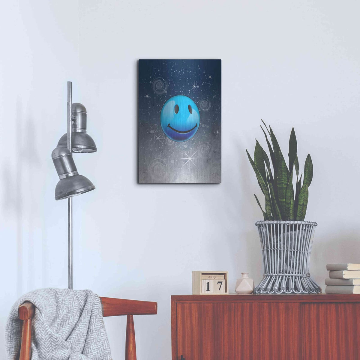 'Happy Sparkle Night' by Rachel Caldwell – Metal Wall Art, 16x24 room view