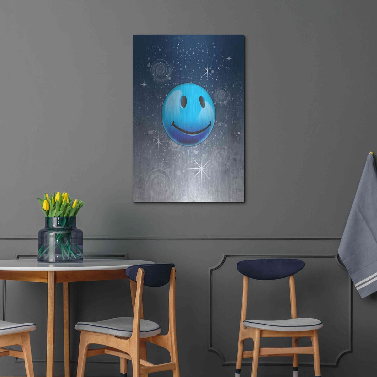 'Happy Sparkle Night' by Rachel Caldwell – Metal Wall Art, 24x36 room view