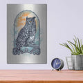 'Twilight Owl' by Rachel Caldwell – Metal Wall Art, 12x16 room view