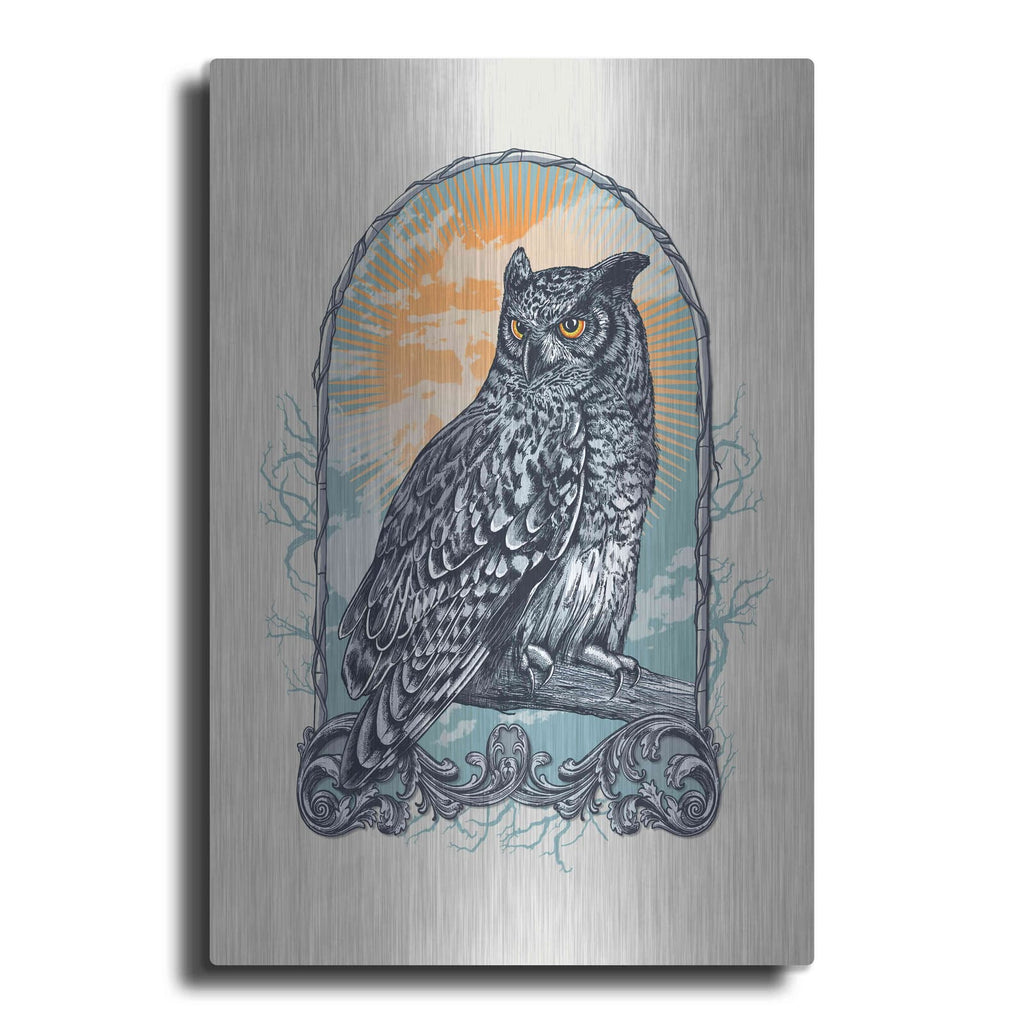 'Twilight Owl' by Rachel Caldwell – Metal Wall Art