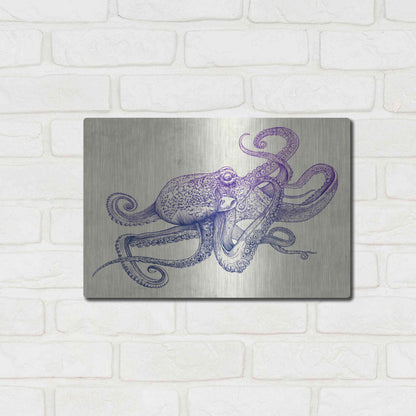 Luxe Metal Art 'Octo-Flow' by Luxe Portfolio, Metal Wall Art,16x12