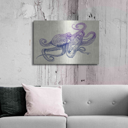 Luxe Metal Art 'Octo-Flow' by Luxe Portfolio, Metal Wall Art,36x24