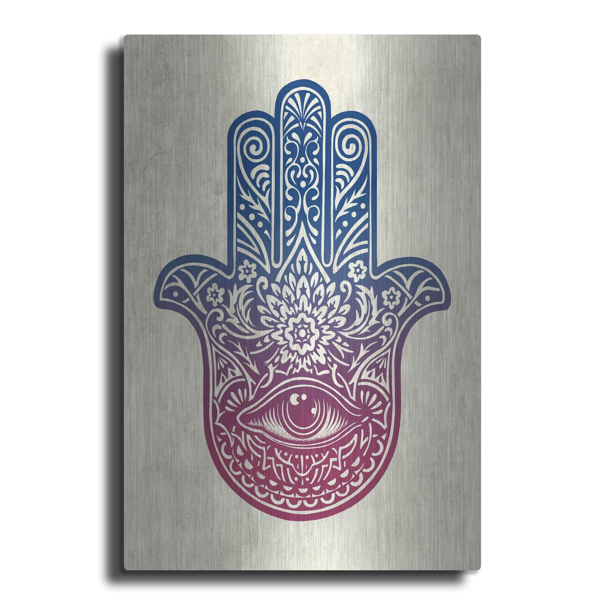 'Hamsa Hand' by Rachel Caldwell – Metal Wall Art
