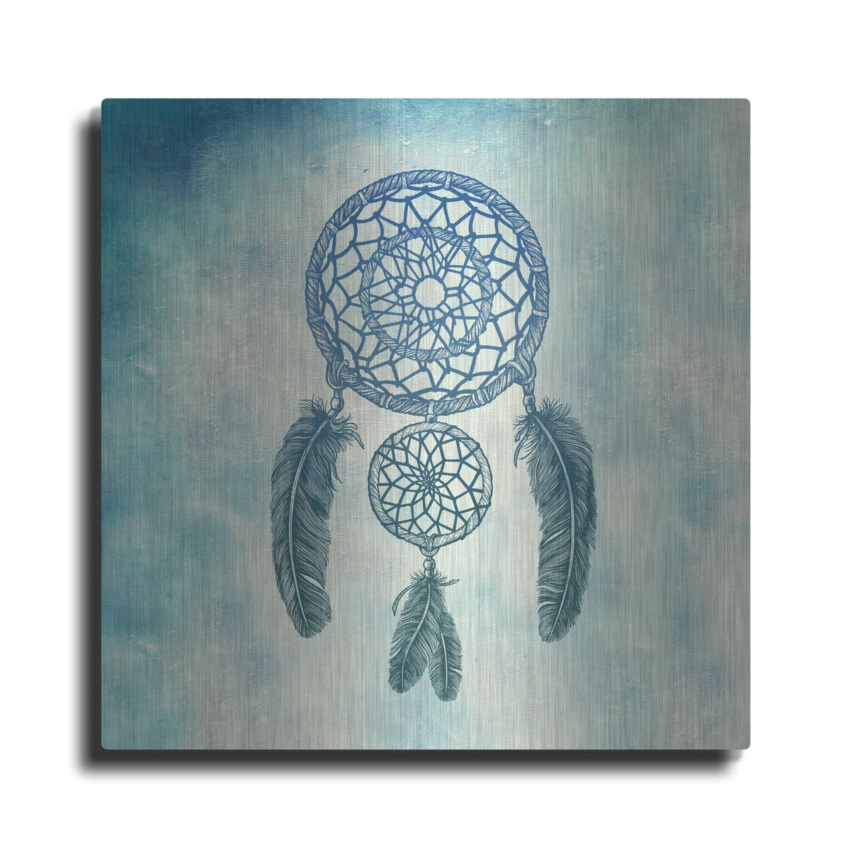 'Double Dream Catcher' by Rachel Caldwell – Metal Wall Art