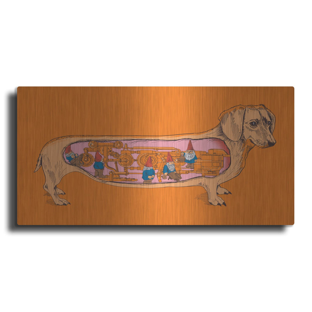 'Dachshund' by Rachel Caldwell – Metal Wall Art