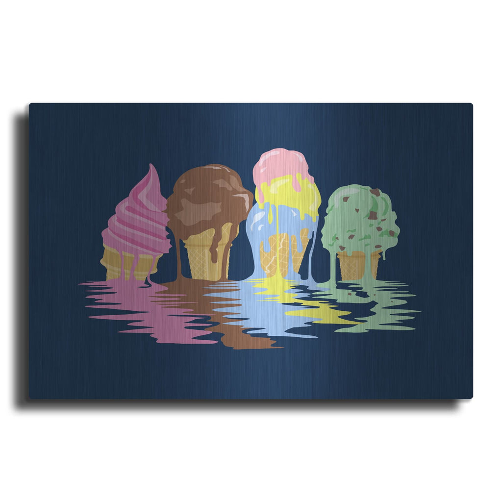 'Ice Cream Dreams' by Rachel Caldwell – Metal Wall Art