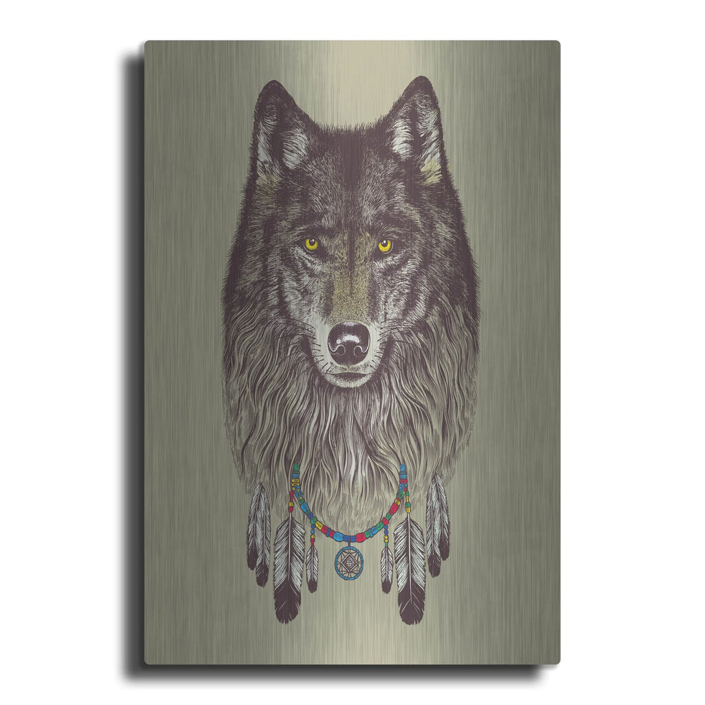 'Wolf Dreams' by Rachel Caldwell – Metal Wall Art