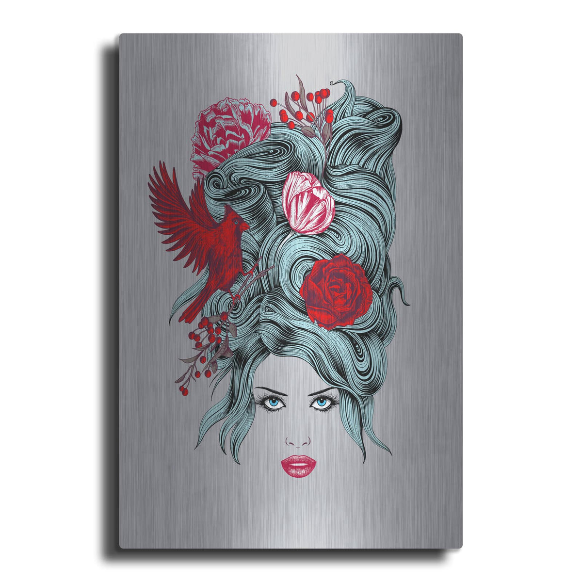 'Winter Queen' by Rachel Caldwell – Metal Wall Art