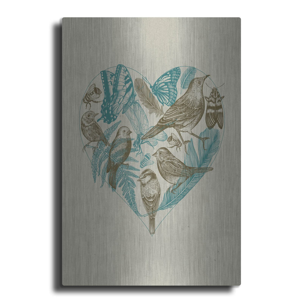 'Wild Heart' by Rachel Caldwell – Metal Wall Art