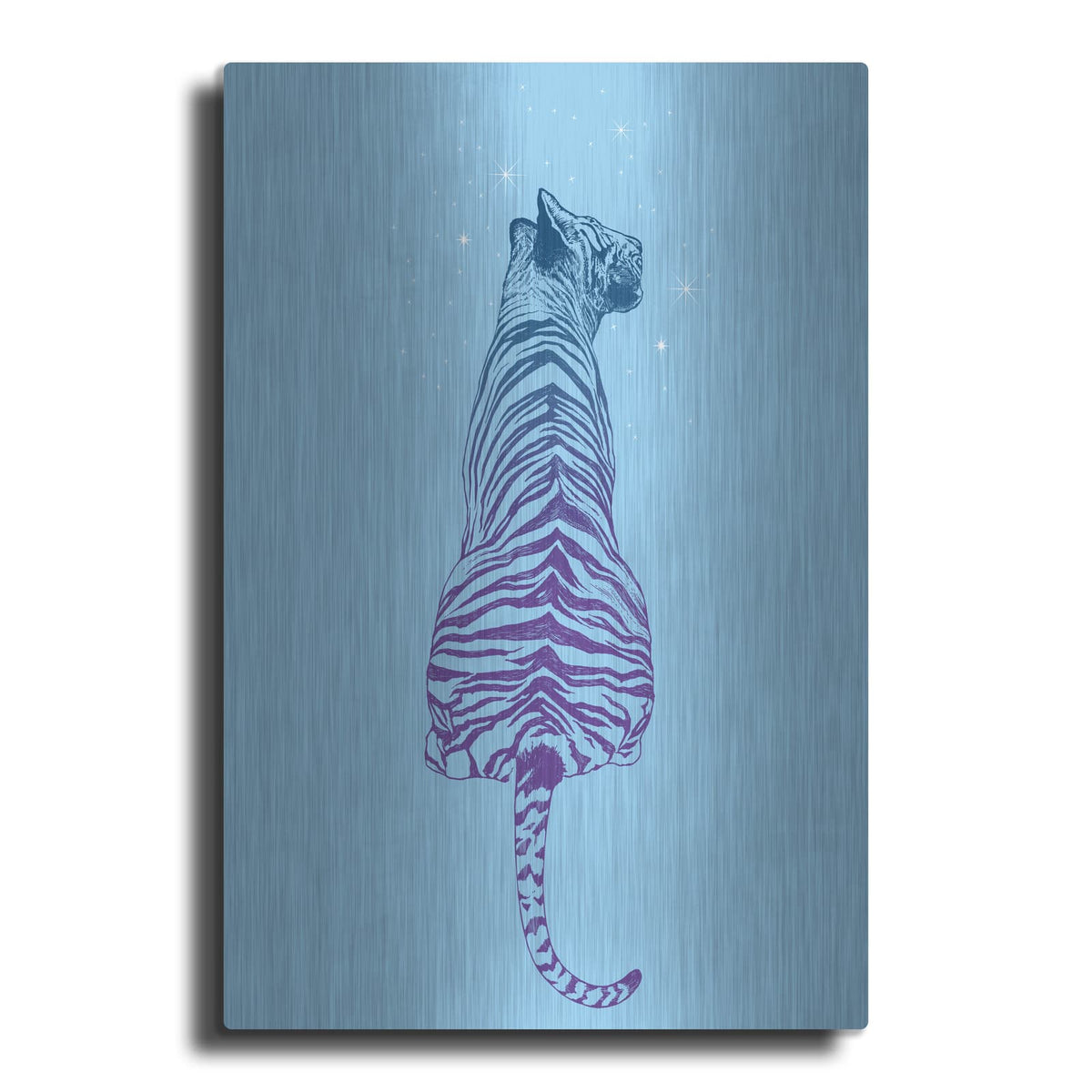 'Tiger Wonder' by Rachel Caldwell – Metal Wall Art