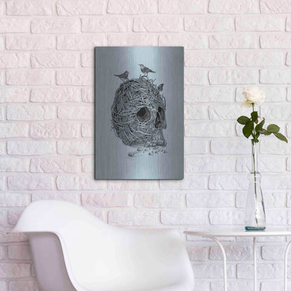 Luxe Metal Art 'Skull Nest' by Luxe Portfolio, Metal Wall Art,16x24
