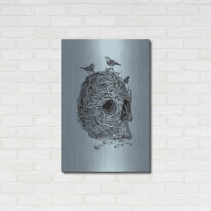 Luxe Metal Art 'Skull Nest' by Luxe Portfolio, Metal Wall Art,24x36