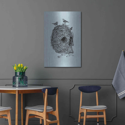 Luxe Metal Art 'Skull Nest' by Luxe Portfolio, Metal Wall Art,24x36