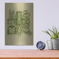 'Nine Owls' by Rachel Caldwell – Metal Wall Art, 12x16 room view